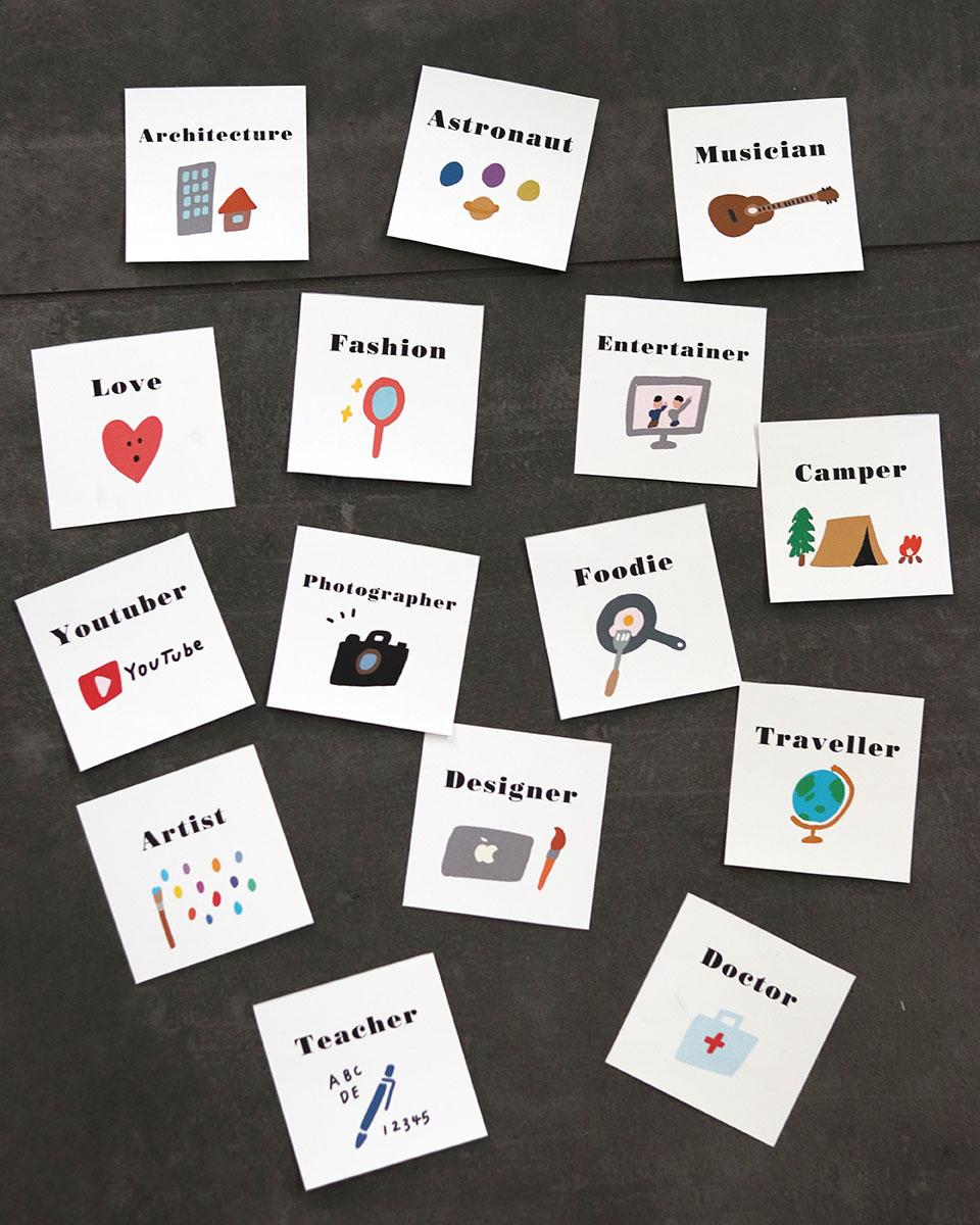 1歳の誕生日に！オリジナル選び取りカード 無料テンプレート 第３弾ARCH DAYS