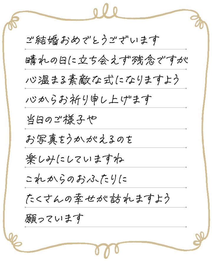 新郎新婦も喜ぶ！結婚式の招待状返信メッセージ文例・返信マナー紹介