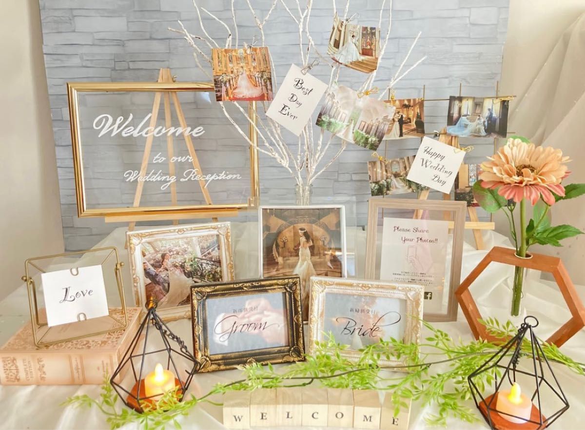 フォトフレーム ハンドメイド・手芸 ウェルカムスペース 結婚式 ウェルカムボード まとめ売り ブライダル