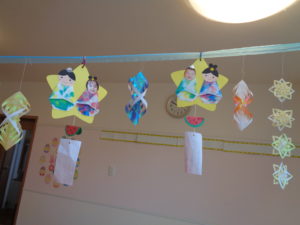 七夕製作 0・1・2歳児合同 汐入こども園