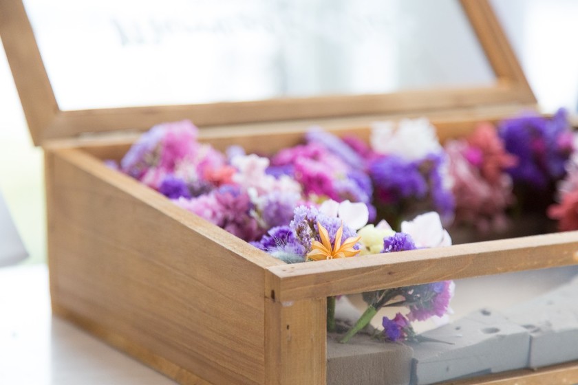 Flower box 結婚証明書 whitegreen&Yellowatelier-jei