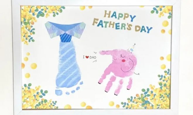 パパ感激！赤ちゃんの手形＆写真でつくる、父の日ギフトアイデア集たまひよ