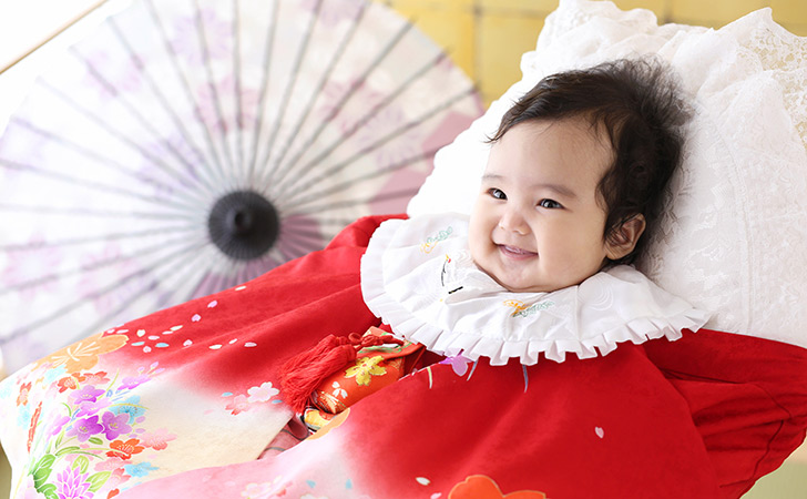 どの写真をみてもベストショットばかり」笑顔輝く女の子お宮参りの撮影OurPhoto アワーフォト