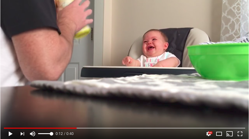 赤ちゃんボケてにアフレコした面白映像