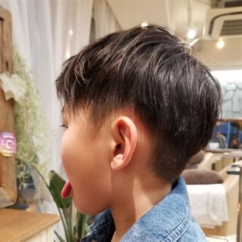 マッシュ 子供 ツー ブロック 長めTikTok