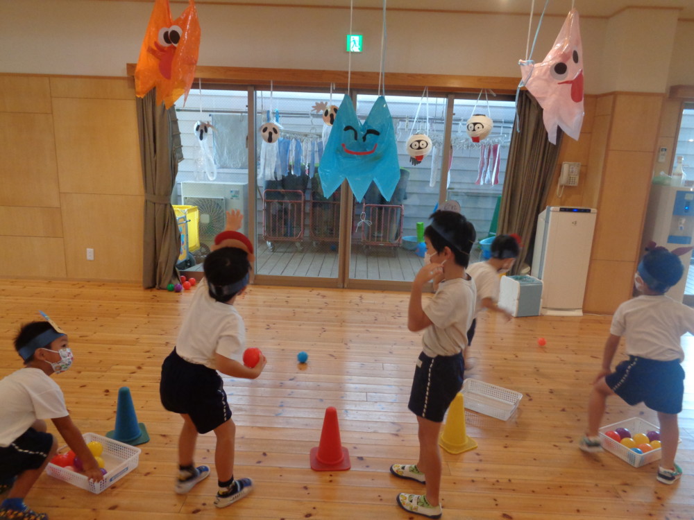 夏祭りごっこ～ばら組～＞