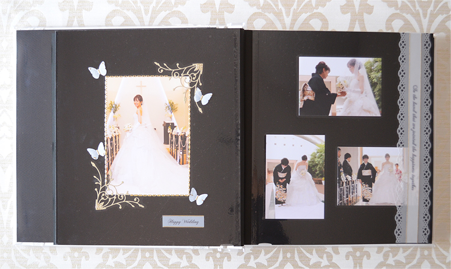 前撮りや結婚式写真で20ページアルバム作ります 5万円以下とは思えないコストパフォーマンスに優れたアルバムココナラ