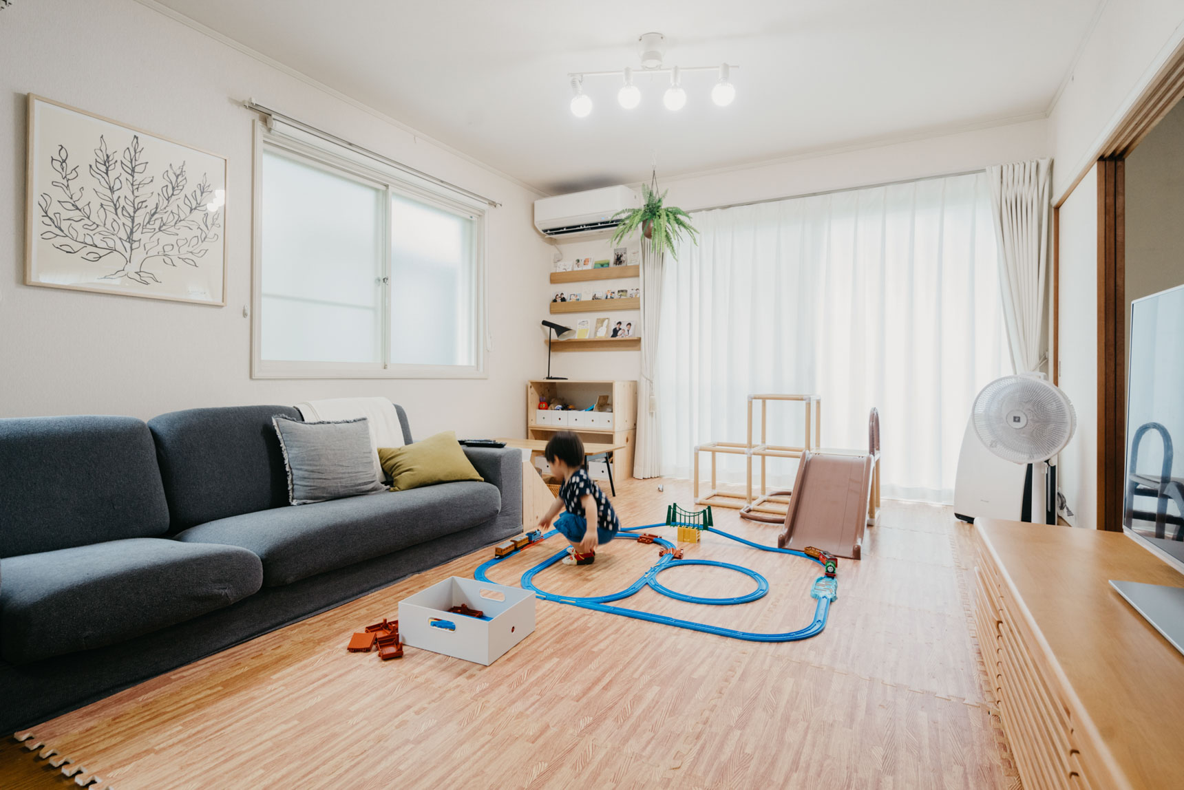 模様替え決行 リビングとおもちゃ部屋を入れ替える。目指せこども中心の家！！ - りんごの時間