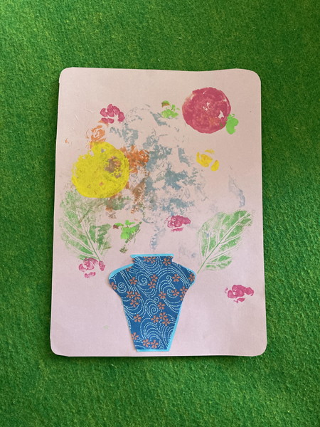 野菜スタンプ りすぐみ ニチイキッズ上戸田保育園ニチイキッズ