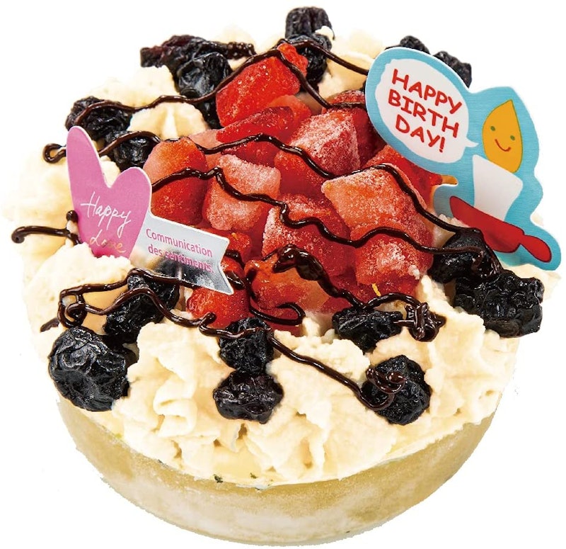 ⌇犬のケーキレシピ🐶🎂⌇ スポンジを焼かない、やわらか食感のさつまいもケーキ ⁡ ⁡今回はヨーグルトの水切りもしないので、作る時間は10分ぐらい👏🏻 ⁡ ⁡ 私はクリームがとろりと垂れているデコレーションが好きなのですが、全体を覆うデコレーションにしたい時は