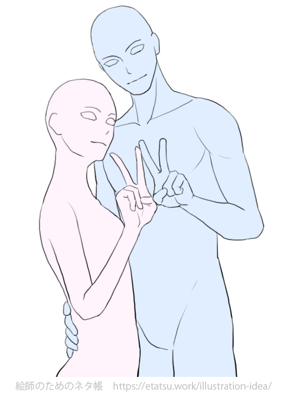 幸せそうに抱き合うカップルのイラスト素材84081563- PIXTA