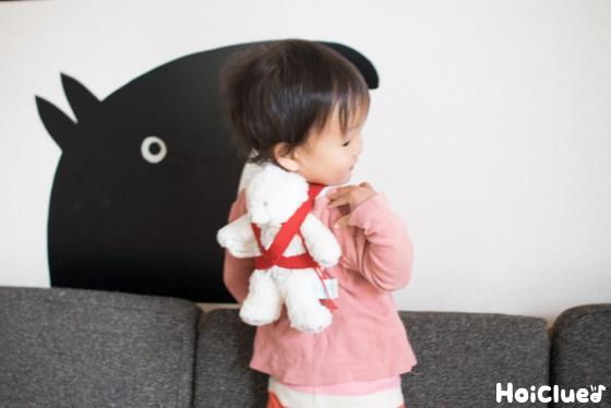 人形用の抱っこ紐を作りました♡Baby&Kids Handmade