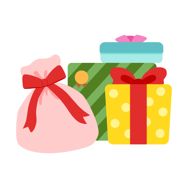 かわいい誕生日プレゼントプレゼントボックスイラストイラスト素材透過、PNGフリー画像ダウンロード - Pngtree