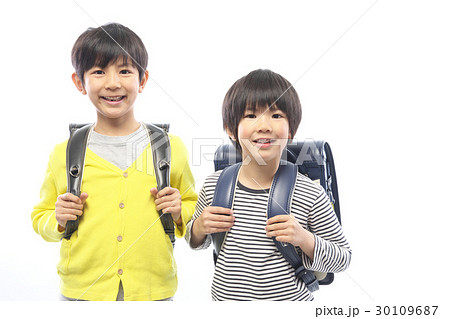 一生の宝物」桜と笑顔いっぱいの兄弟！ランドセル姿で家族写真の撮影OurPhoto アワーフォト