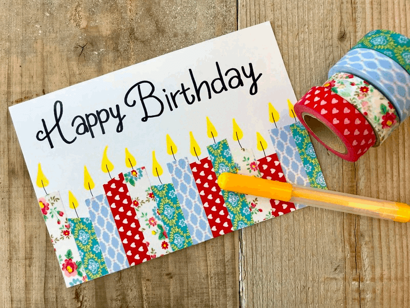 バースデーカードはボールペンでおしゃれに手書きしよう！ゼブラ株式会社