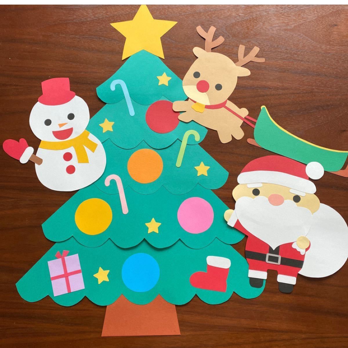 ハッピーメリークリスマス サンタ 壁面 飾り 保育 - LUNA1222'S GALLERYminne byGMOペパボ国内最大級のハンドメイド・手作り通販サイト