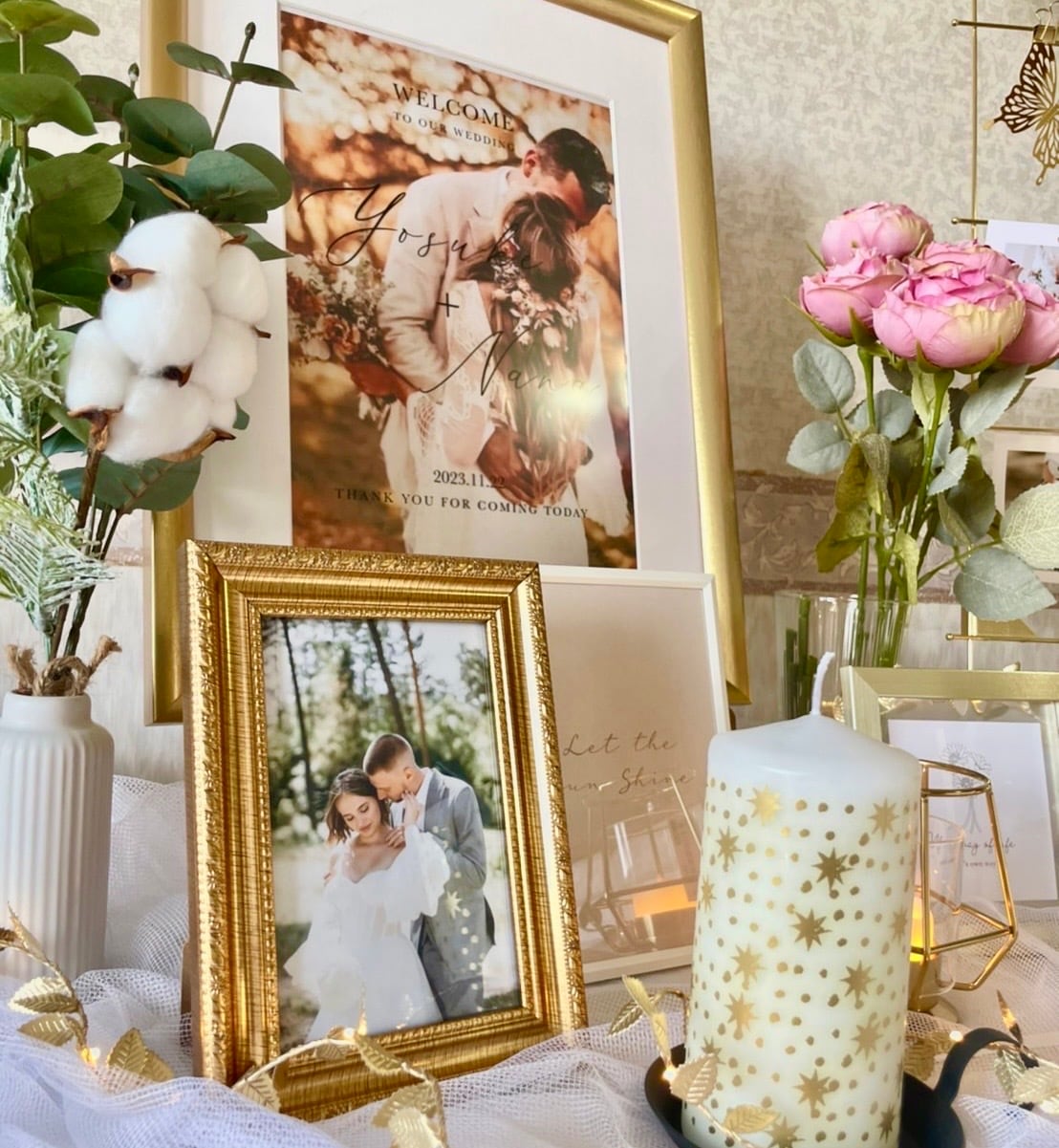 ◇レンタル本格ウェルカムスペース装飾◇ ウェディング 結婚式 結婚式 ウェルカムスペース レンタル ③STYLISH