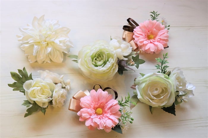 コサージュ 手作り キット 簡単！ 卒園 入園 卒業 入学 に ピュアローズ : てづくり 手芸 ファミリアミア - 通販 - Yahoo!ショッピング