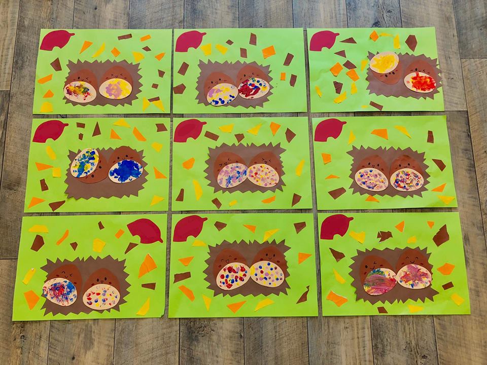 本日は @hoikusu.com0 さんの投稿をご紹介します✨ くりの製作です🌰 折り紙は Seriaで購入しました📝目も子供たちが貼れたら様々な表情の栗が出来るよ🥰 是非真似してみてください💓 ⁡+~*+~*+~*+*~+*~+*~+*~+*~+*~+*~+*~+* ⁡ @hoiku_idea_official ←保育アイデアを