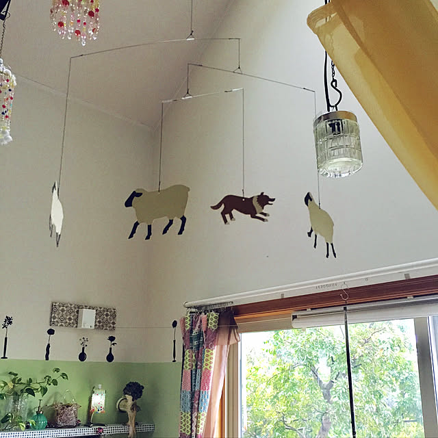 天井から吊るす飾り 手作りTikTok