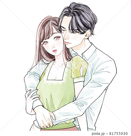 カップル ハグとキス ソフト イラスト 男の子 女の子イラスト画像とPSDフリー素材透過の無料ダウンロード - Pngtree