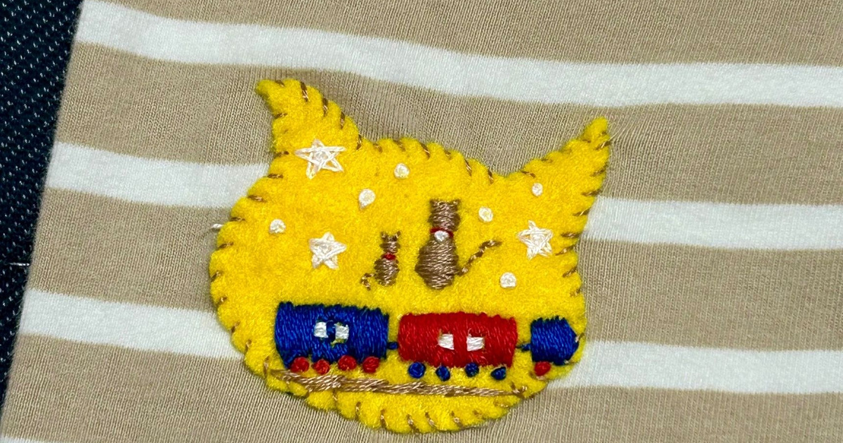 穴の補修の縫い方！ハニカムダーニングで可愛くお直しHoneycomb darning