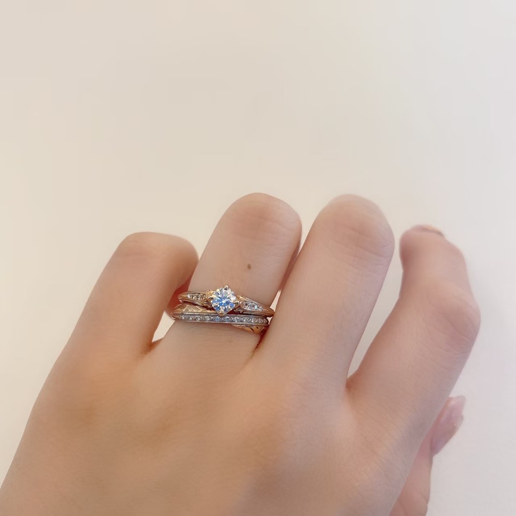 結婚指輪 エタニティリングと重ね付け結婚指輪なら甲府市のWAIJEWELRY ワイジュエリー