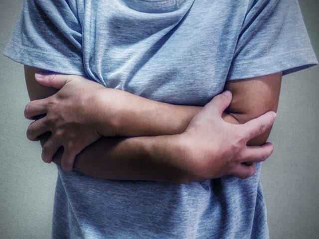 Gashapontrypo phobia acrylic keychainShortsガチャガチャ