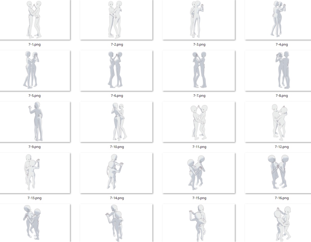 マンガの基礎デッサン くっつくキャラの表現編ホビージャパンの技法書