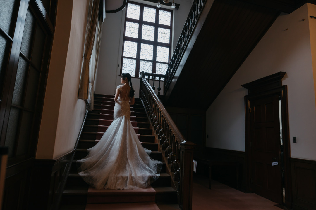 旧古河邸と旧古河庭園でフォトウエディングフォトウェディングのecoo