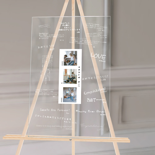 コルクボード誕生日 チェキ風TikTok