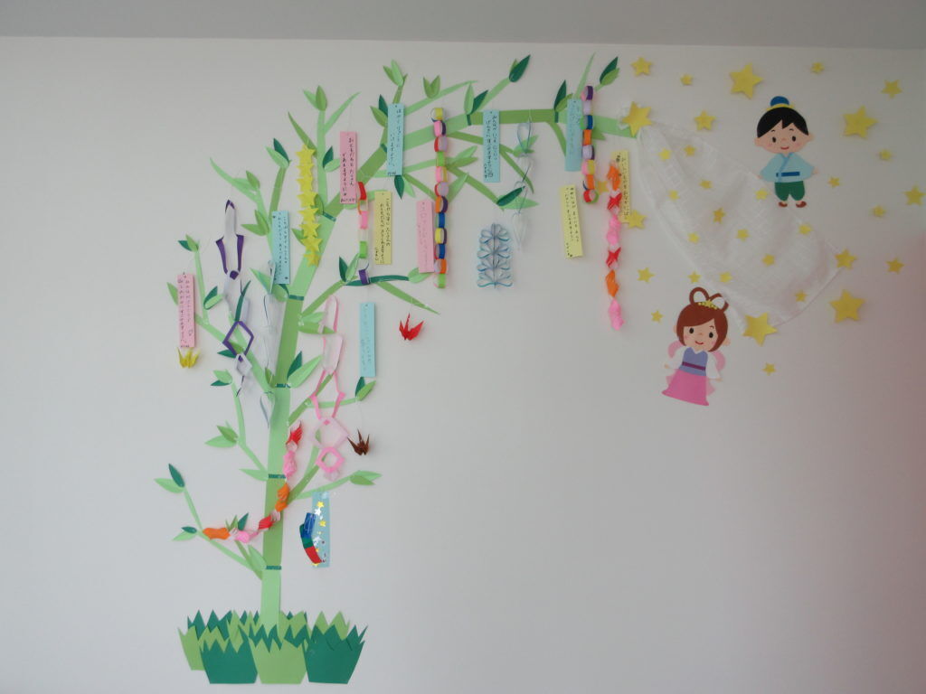 a.様壁面飾り壁面保育七夕