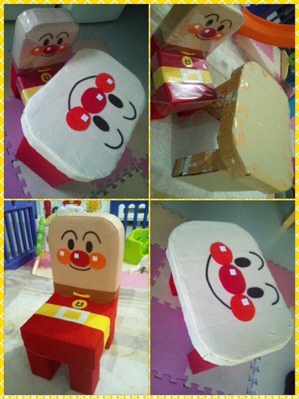 牛乳パックソファ我ら６人家族