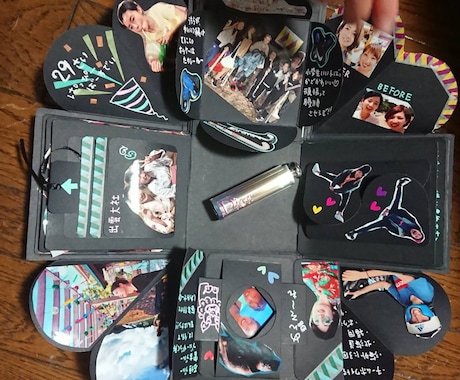 アルバムを使った手作りフォトギフトを贈ろう