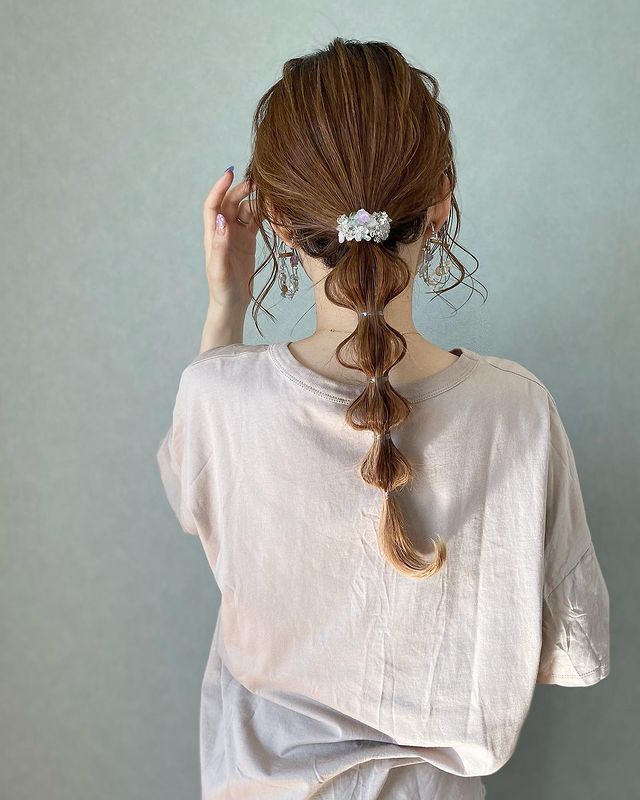 七五三 母親の着物に合う髪型 ヘアアレンジボブからミディアム、ロングまでレングス別でご紹介！福岡天神のヘアセット着付け専門店Three-keys スリーキーズ