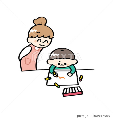 笑顔で子供を見守る親のイラストかわいいフリー素材集 いらすとや