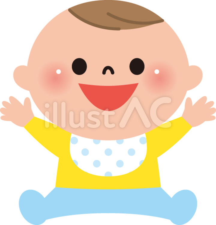 かわいい寝顔のおしゃれな赤ちゃんイラスト・フリー素材なら「シンテリ」