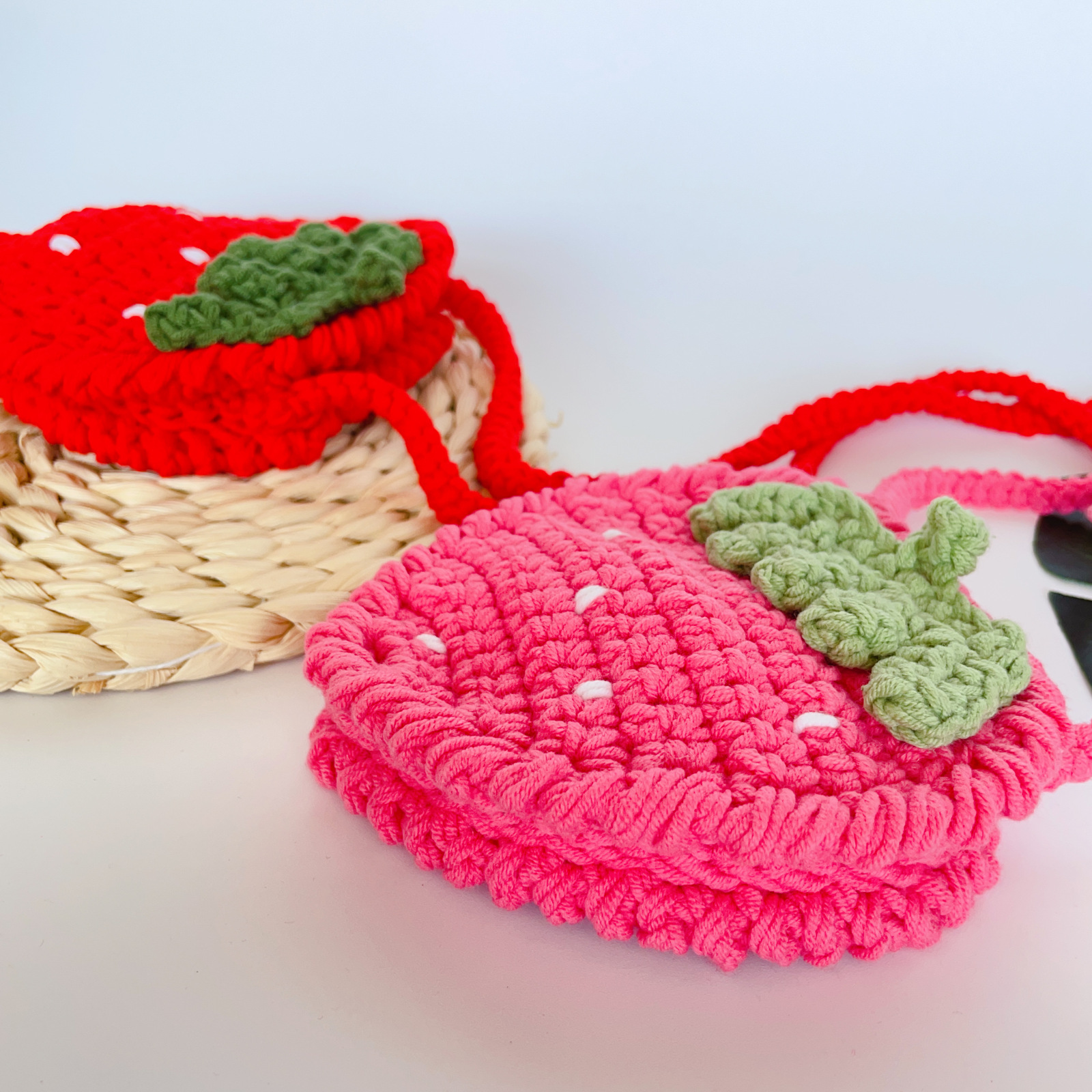 かぎ針編み 簡単模様のポシェットの編み方 - おばちゃんでもできる