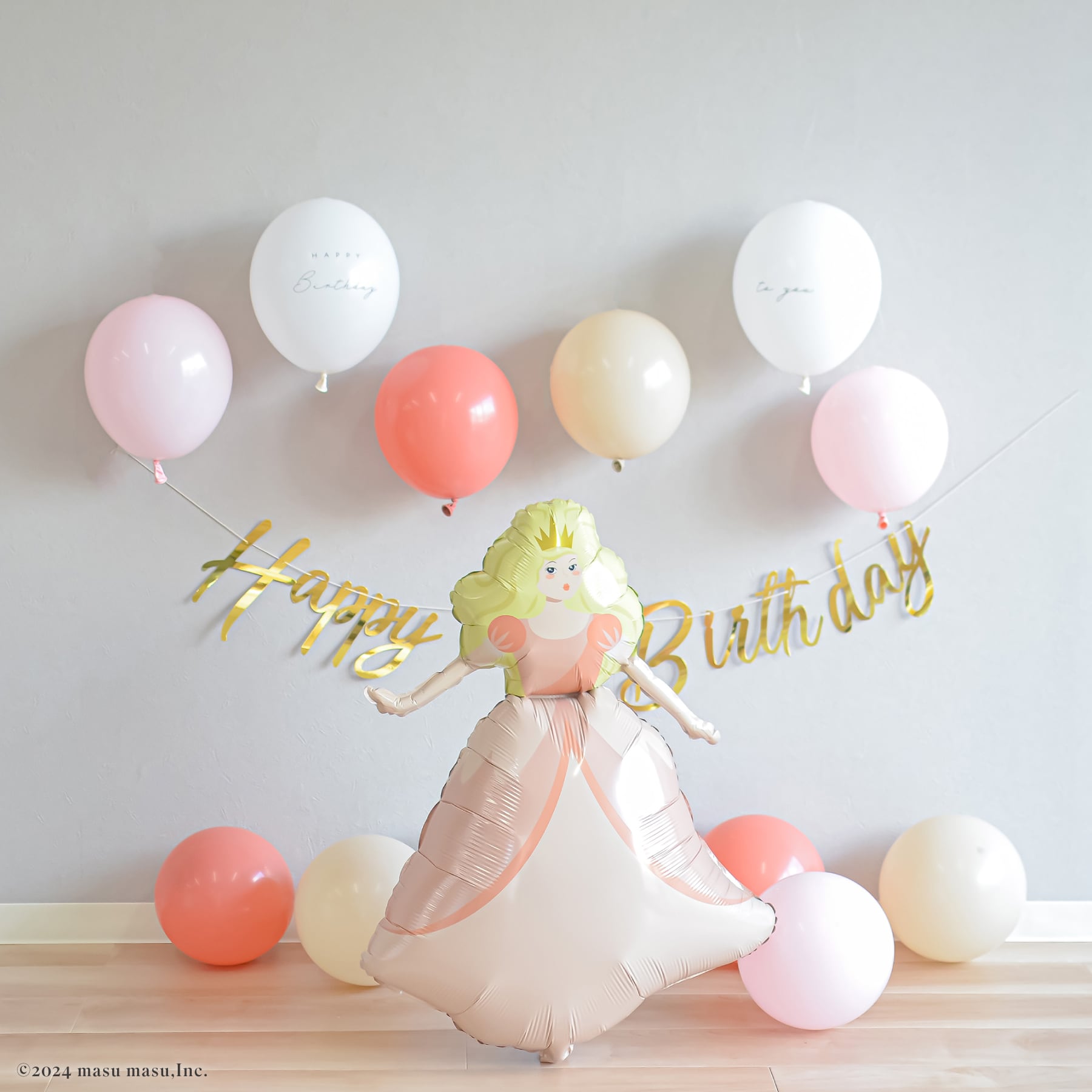 数量限定 キャラクター風船 飾り付け バルーン かわいい バースデーバルーン HappyBirthday ガーランド 誕生日 ケーキトッパー バルーン誕生日飾り 子供バースデーデコレーション Mosasa 1歳 2歳 女の子 男の子 - メルカリ