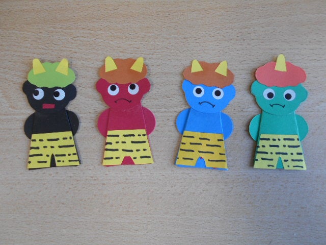 鬼がパンツなくて困っていたらちびっこはどうする！？ 0～３歳・節分- もっさんみいこのキッズアートとえほんの図鑑