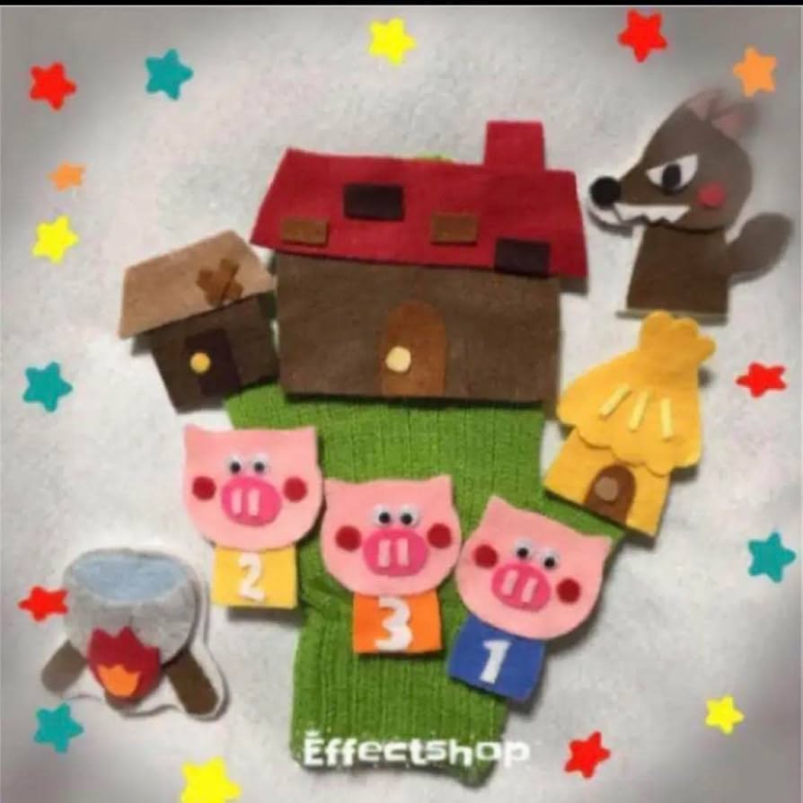 子豚が道を♪ 手袋シアター工房ちむどんどん