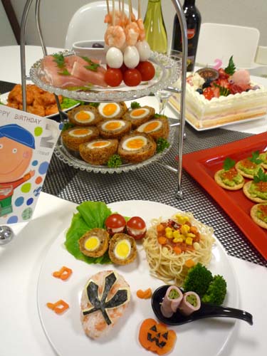 2歳息子のお誕生日パーティーメニューのアイデア