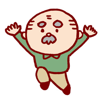驚くおじいさんとおばあさんのイラスト - ONWAイラスト