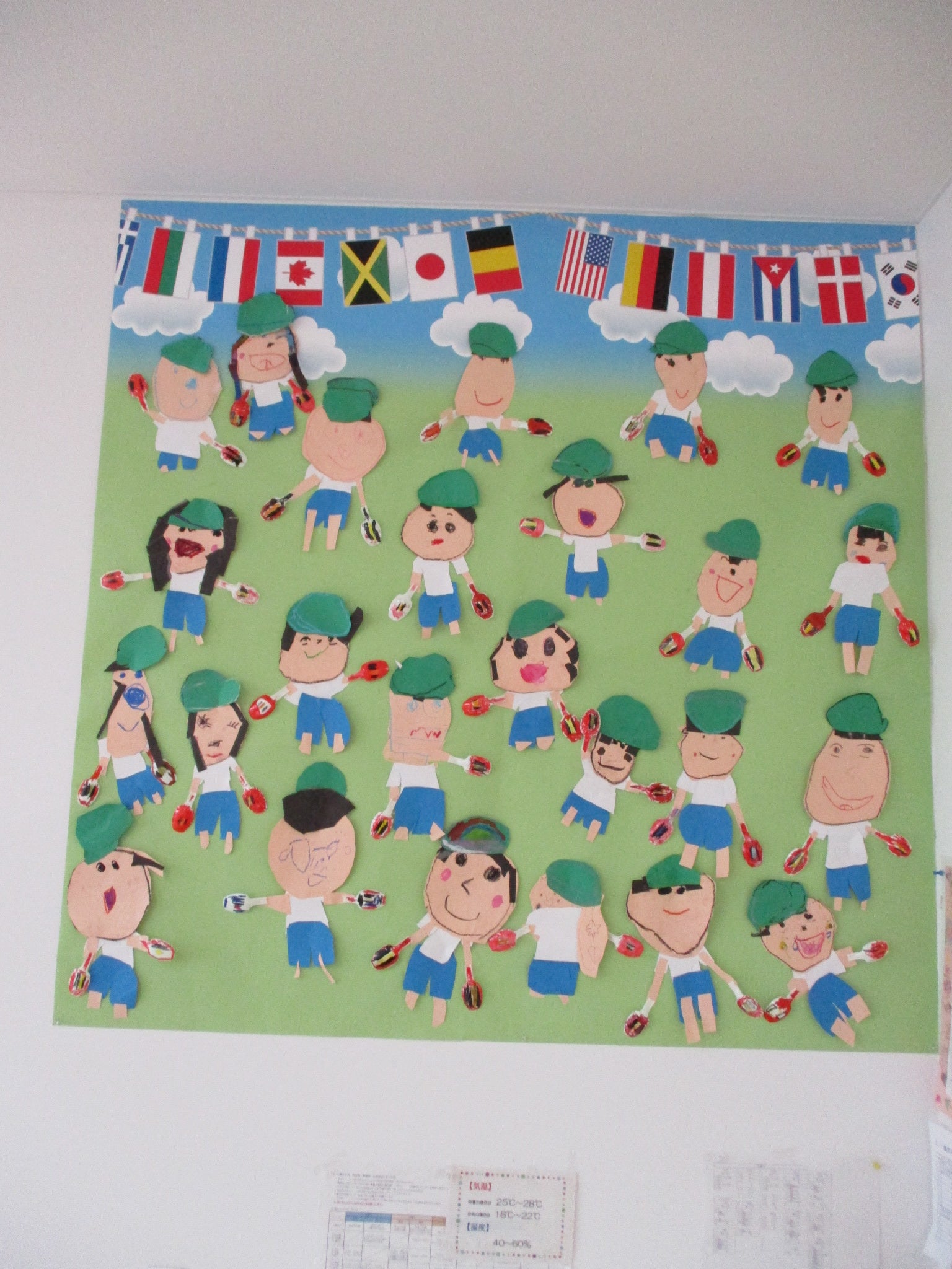 万国旗製作ひよこ組– 東京・小金井市の認可保育園 東京工学院きしゃぽっぽ保育園