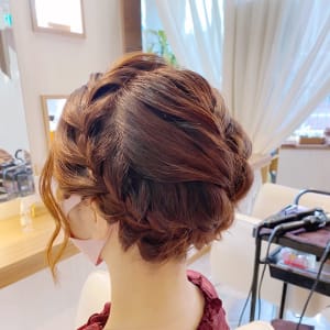 ヘアアレンジ ふわふわサイドアップ ヘアメイク動画ヘアセット