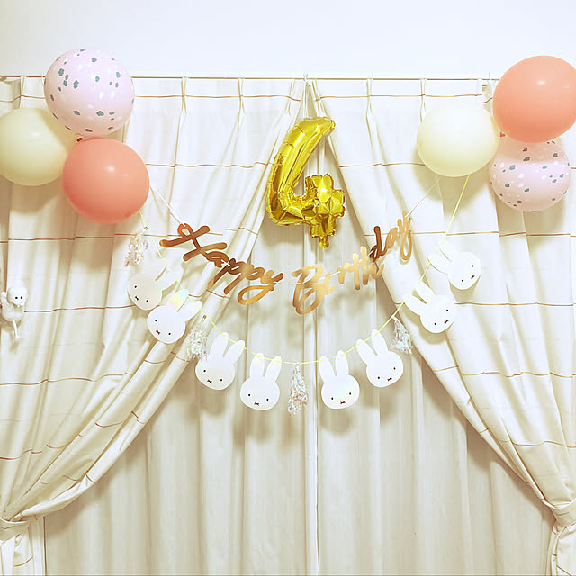 ミッフィー 誕生日飾り 緑の通販 by k's shopラクマ