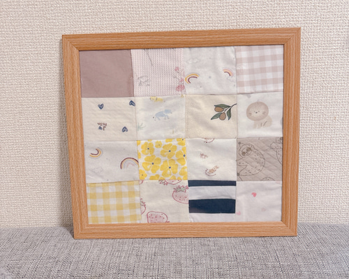 DIY ベビー服リメイク パッチワーク*前編キルト 簡単 ハンドメイド ハギレ 手芸 quilt patchwork baby clotheswear