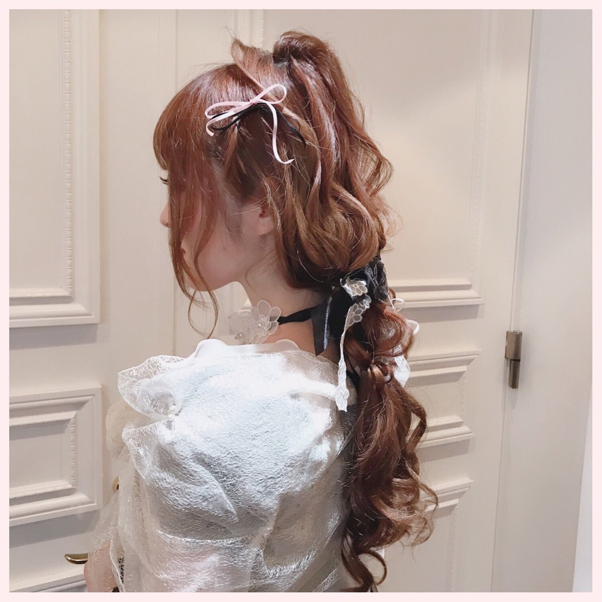 ツインテールアレンジ🌹 trunkhotelweddingtrunk花嫁 プレ花嫁 weddingウェディング ウェディングドレスヘアメイク ヘアアレンジ 挙式 花嫁ヘアメイク フォトウェディングフォト 前撮り ブライダルブーケ hairmake透明感 花嫁ヘア ホテルウェディング