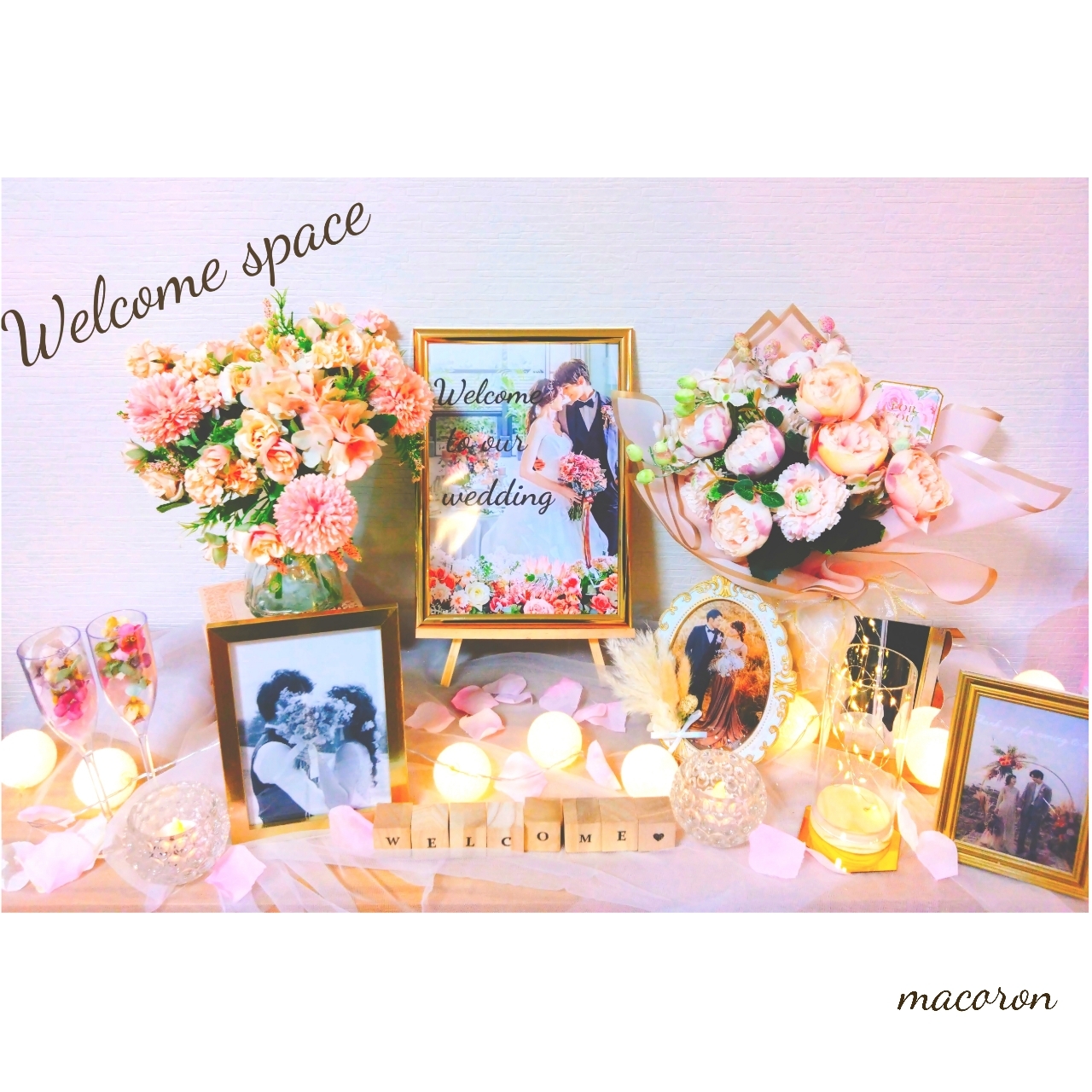 刺繍 ウェルカムボード ファミリーボード B4サイズ 受注製作 ウェディング ウェルカムスペース