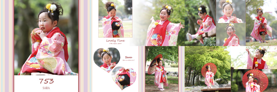 最近の七五三で人気のアルバムご紹介します!東松山店 - 振袖レンタル&フォトスタジオこまち